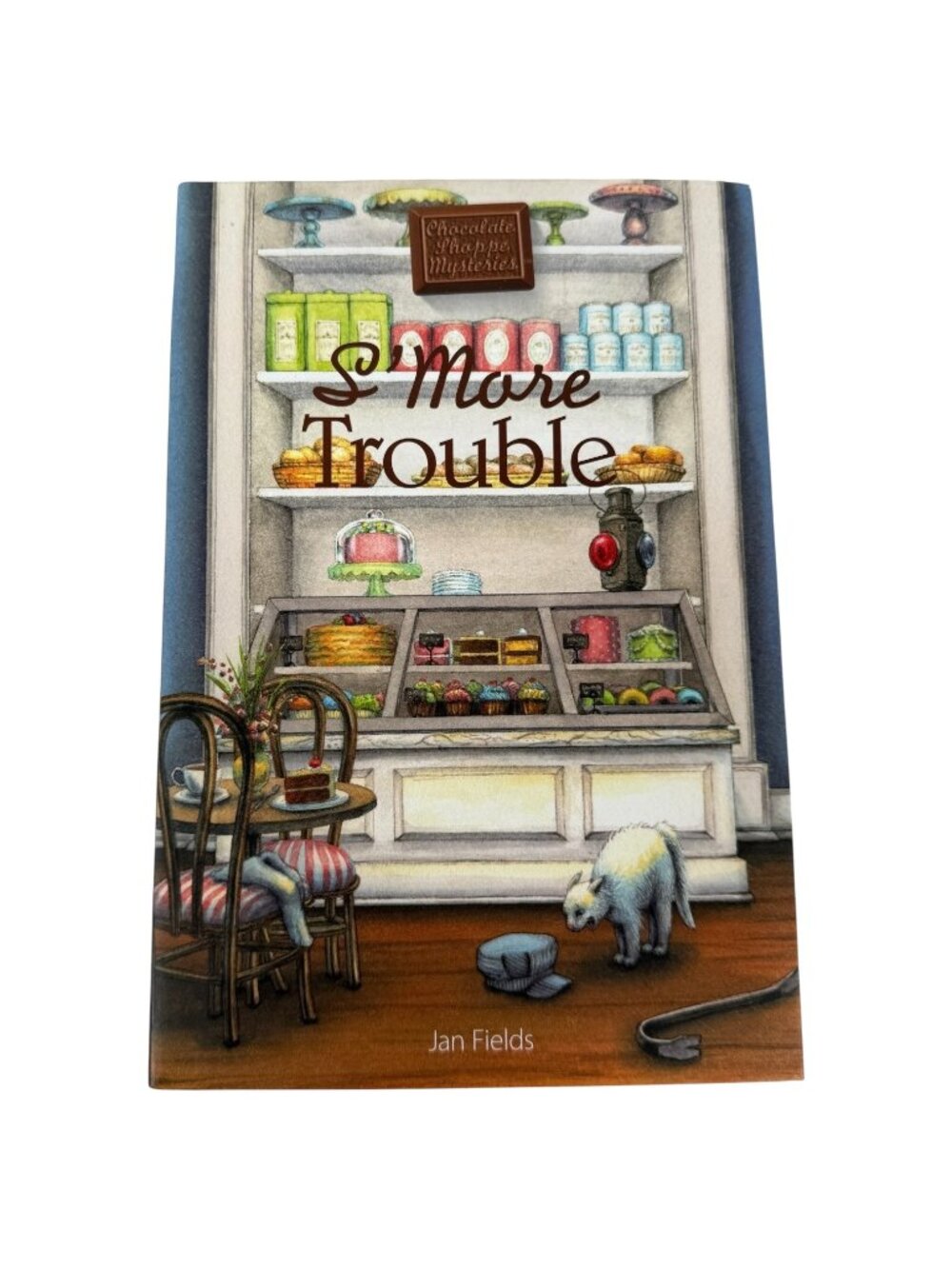 S'More Trouble A Chocolate Shoppe Mystery By Jan Fields Hardcover Dust Jacket‎